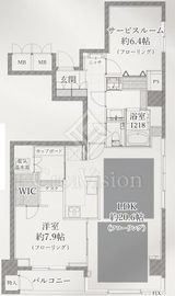 半蔵門ハウス 4階 間取り図