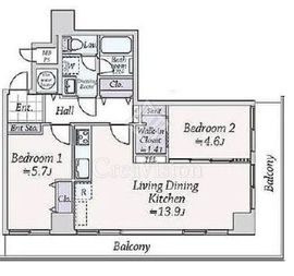 ライオンズステーションプラザ半蔵門 3階 間取り図