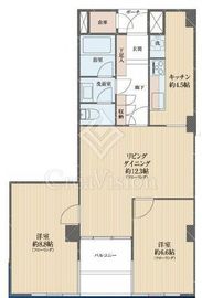 ニューライフ一番町 6階 間取り図