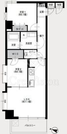 ライオンズマンション幡ヶ谷 1階 間取り図