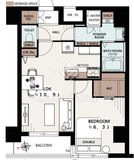 ビクセル新宿 2階 間取り図