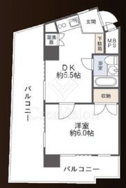 藤和エクシール道玄坂 6階 間取り図