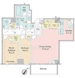 ウエリス代官山猿楽町テラス 3階 間取り図