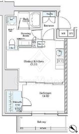ザ・パークワンズ渋谷本町 13階 間取り図