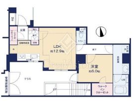 オープンレジデンシア四谷 1階 間取り図