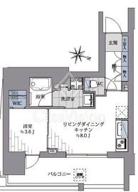 ピアース渋谷ウエスト 11階 間取り図