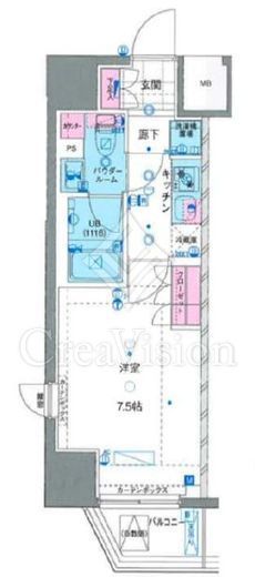 南青山コンパウンド 6階 間取り図