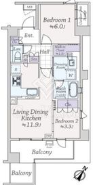 南青山コンパウンド 5階 間取り図