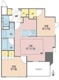 ジオ西新宿ツインレジデンス 5階 間取り図