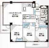 中落合シティハウス 3階 間取り図