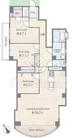 ラ・アトレ目黒通り 4階 間取り図