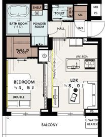 アクティス中目黒トリアード 2階 間取り図
