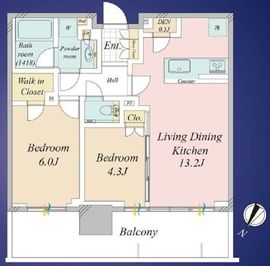 シティタワーズ東京ベイ 5階 間取り図