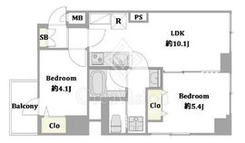 マンションヴィップ目黒 4階 間取り図