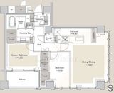 グランリビオ恵比寿 2階 間取り図