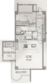 パレス池田山 3階 間取り図