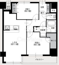 東建島津山南ハイツ 11階 間取り図
