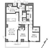 ロイヤルヴィーゼ学芸大学 3階 間取り図