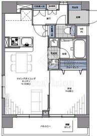 メナー東大井 7階 間取り図