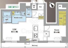 セブンスターマンション第二青葉台 7階 間取り図
