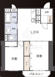 マンション仙台坂カトレア 7階 間取り図