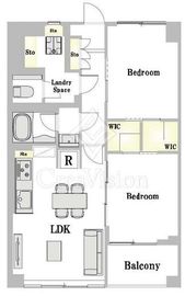 牡丹町住宅 4階 間取り図