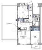 コンポーゼ亀戸 7階 間取り図