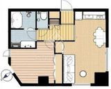 朝日関口マンション 3階 間取り図