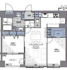 ブライトスクエア 7階 間取り図
