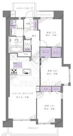ランジュ2000ohjima 9階 間取り図