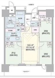 ブランズタワー豊洲 11階 間取り図