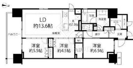 猿江恩賜公園レジデンス 5階 間取り図