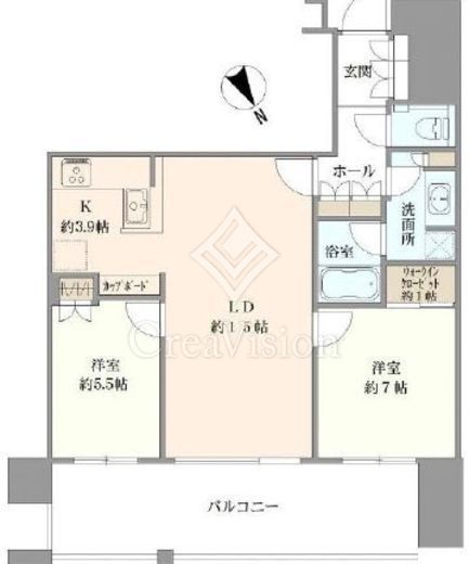 スカイズタワー＆ガーデン 33階 間取り図