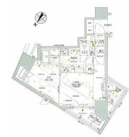 オープンレジデンシア文京茗荷谷 4階 間取り図