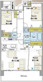 クリオ大塚弐番館 4階 間取り図