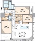 グランドミレーニア タワー＆スイート 22階 間取り図