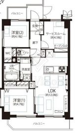 ニューキャピタル押上 4階 間取り図