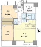 モナーク根岸 3階 間取り図