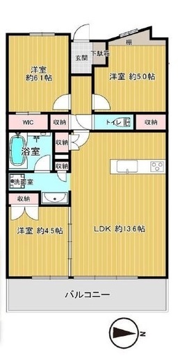 シティテラス東陽町 7階 間取り図