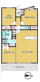 シティテラス東陽町 7階 間取り図