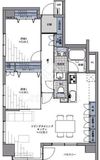 アシェール上野北 9階 間取り図