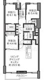 マンションニュー池尻 3階 間取り図