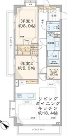 カスタリア茅場町 3階 間取り図