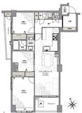 フォルスコート学芸大学 4階 間取り図
