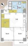 上馬マンション 2階 間取り図