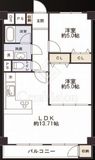 弦巻ハイツ 11階 間取り図