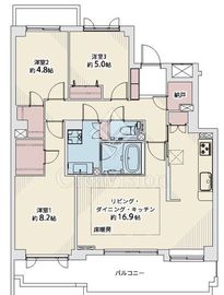 テラス西荻窪 2階 間取り図