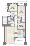 ライオンズスクエア用賀 8階 間取り図