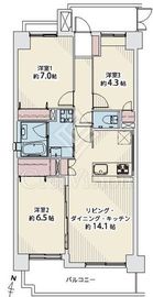 ファミール荻窪 3階 間取り図