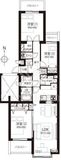 藤和上北沢ホームズ 3階 間取り図